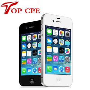 iPhone4S Original Unlocked Apple iPhone 4S IOS Dual Core 8MP WIFI WCDMA Mobile Cell phone Smartphone TouchScreen iCloud itunes  -Gautam store pp slkd