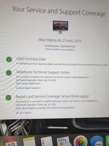 Imac (Retina 5K 27-inch, Mid 2017) Apple  -Gautam store pp slkd