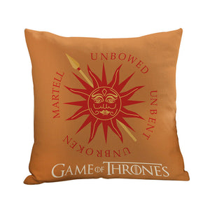Game of Thrones House Sigils Home Decorative Covers Flat Pillow Case Pillow Cover Fast shipping PTSP  -Gautam store pp slkd
