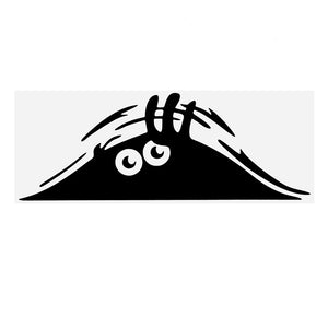 Reflective Car Sticker Waterproof Fashion Funny Peeking Monster Car Sticker vinyl decal decorate sticker Car Styling  -Gautam store pp slkd