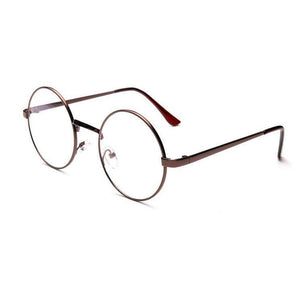 Fashion Unisex Classic Metal Frame Mirror Rounded Glasses  -Gautam store pp slkd