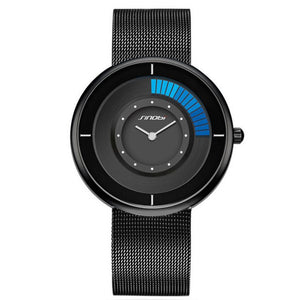 SINOBI Fashion Unique Rotating Luxury Ultra-thin Steel Watch  -Gautam store pp slkd