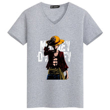 2018 Summer One Piece T Shirt Men Monkey D Luffy T Shirts New Short Sleeve Cotton Anime Zoro Ace Law T-shirt Tee Free Shipping  -Gautam store pp slkd