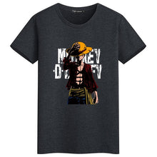 2018 Summer One Piece T Shirt Men Monkey D Luffy T Shirts New Short Sleeve Cotton Anime Zoro Ace Law T-shirt Tee Free Shipping  -Gautam store pp slkd