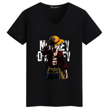 2018 Summer One Piece T Shirt Men Monkey D Luffy T Shirts New Short Sleeve Cotton Anime Zoro Ace Law T-shirt Tee Free Shipping  -Gautam store pp slkd
