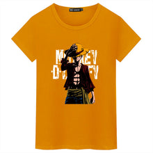 2018 Summer One Piece T Shirt Men Monkey D Luffy T Shirts New Short Sleeve Cotton Anime Zoro Ace Law T-shirt Tee Free Shipping  -Gautam store pp slkd