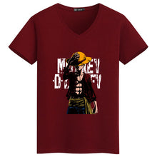 2018 Summer One Piece T Shirt Men Monkey D Luffy T Shirts New Short Sleeve Cotton Anime Zoro Ace Law T-shirt Tee Free Shipping  -Gautam store pp slkd