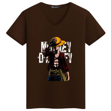 2018 Summer One Piece T Shirt Men Monkey D Luffy T Shirts New Short Sleeve Cotton Anime Zoro Ace Law T-shirt Tee Free Shipping  -Gautam store pp slkd