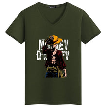 2018 Summer One Piece T Shirt Men Monkey D Luffy T Shirts New Short Sleeve Cotton Anime Zoro Ace Law T-shirt Tee Free Shipping  -Gautam store pp slkd