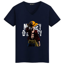 2018 Summer One Piece T Shirt Men Monkey D Luffy T Shirts New Short Sleeve Cotton Anime Zoro Ace Law T-shirt Tee Free Shipping  -Gautam store pp slkd