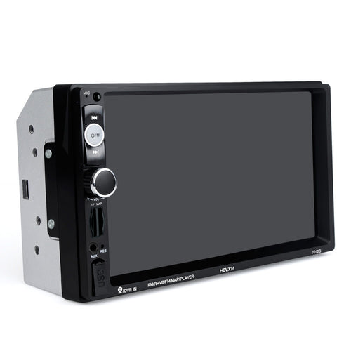 7.0 Inch Car Stereo MP5 Player with Bluetooth Touch Screen FM Radio Rear View Camera (7018G+Camera)  -Gautam store pp slkd