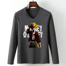 New summer Man Anime One Piece Luffy Printed t shirt high quality cotton raglan men t-shirt casual Slim fit tops tees for fans  -Gautam store pp slkd
